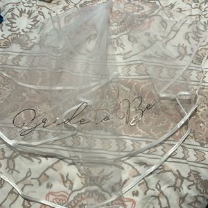 Bride to be veil